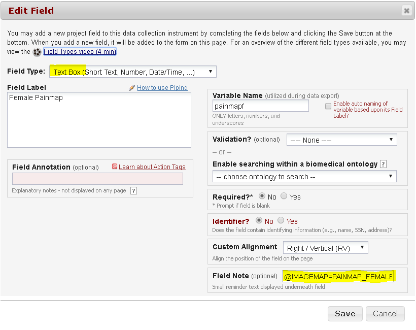 Add a female imagemap